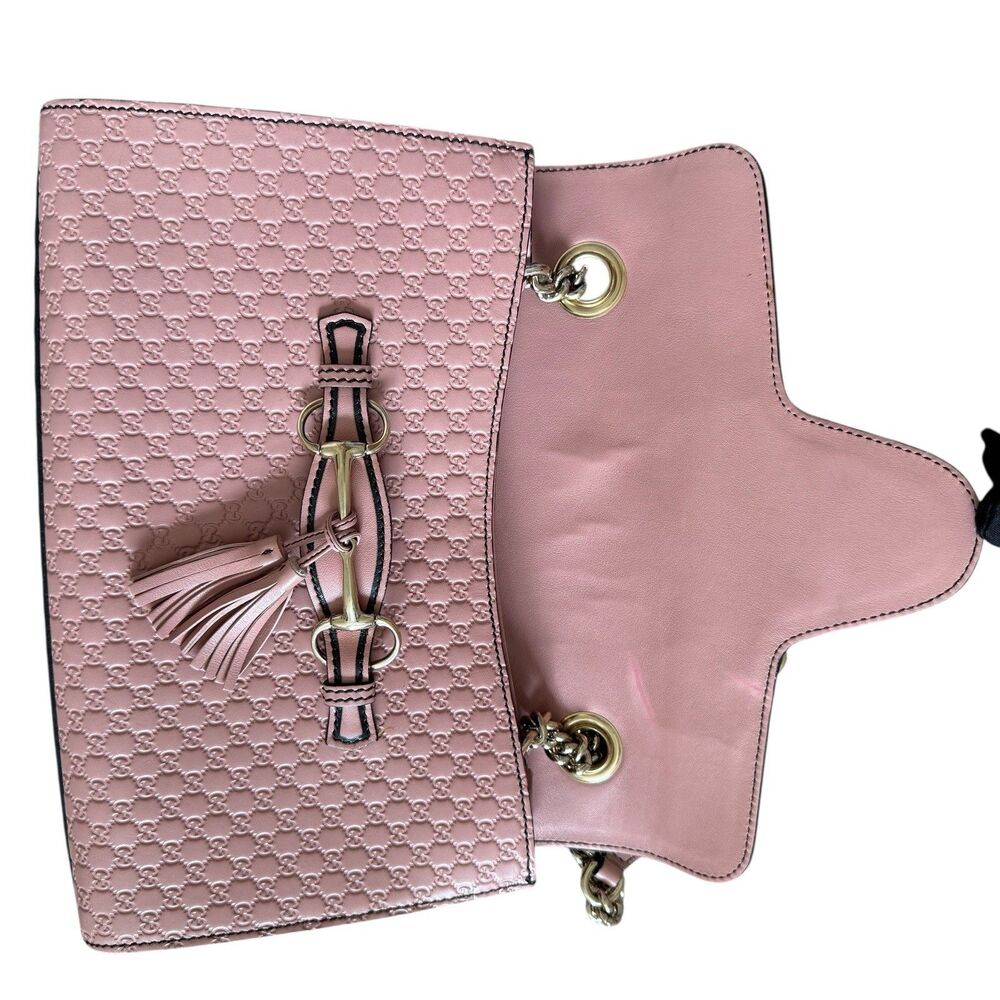 Authentic Gucci Medium Microguccissima Emily Chai… - image 4